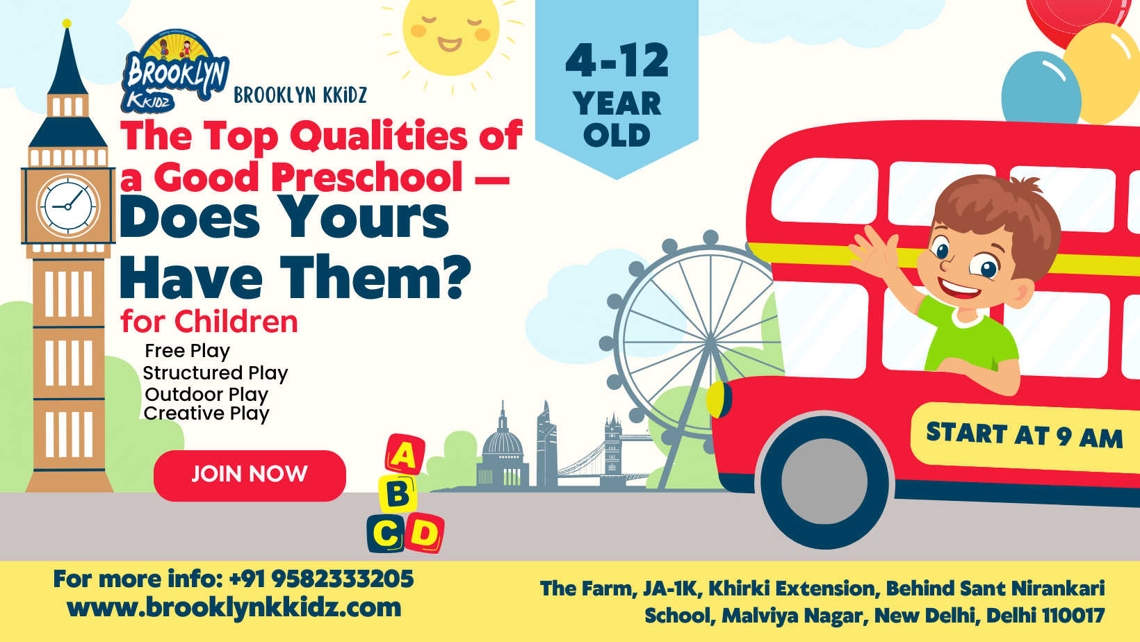 brooklyn_kkidz_blog_2_The Top Qualities of a Good Preschool — Does Yours Have Them?_At Malvya Nagar